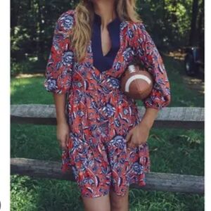 Smith & Quinn Women's Orange and Blue Dress